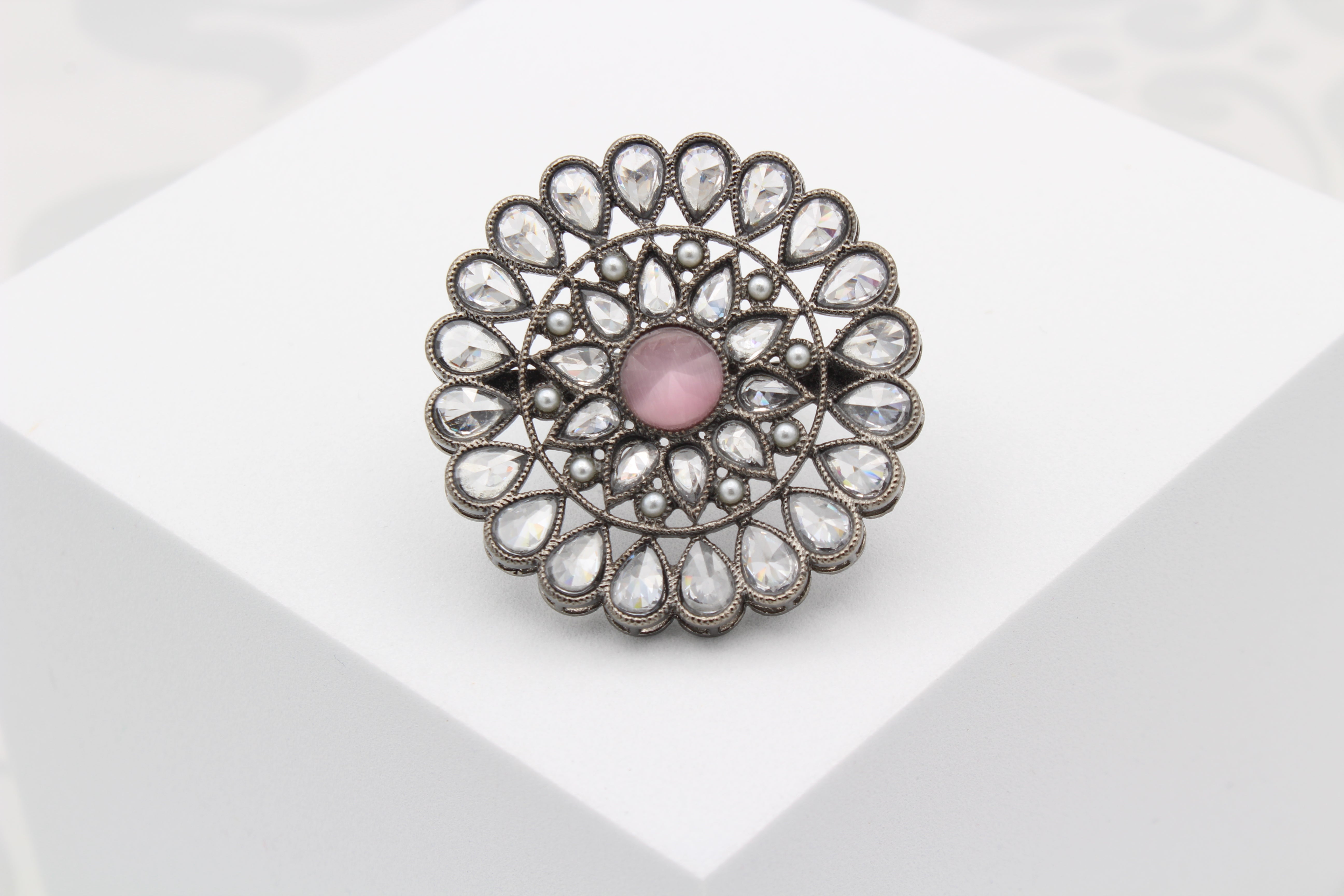 Kundan Flower Ring